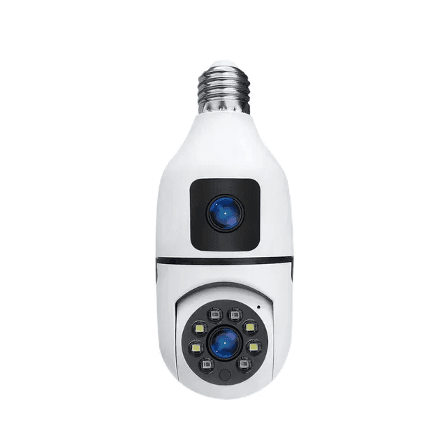 EQ-1 2.0MP Dual Lens PTZ Bulb Security Camera | Smart HD WiFi CCTV ( Pre-owned )