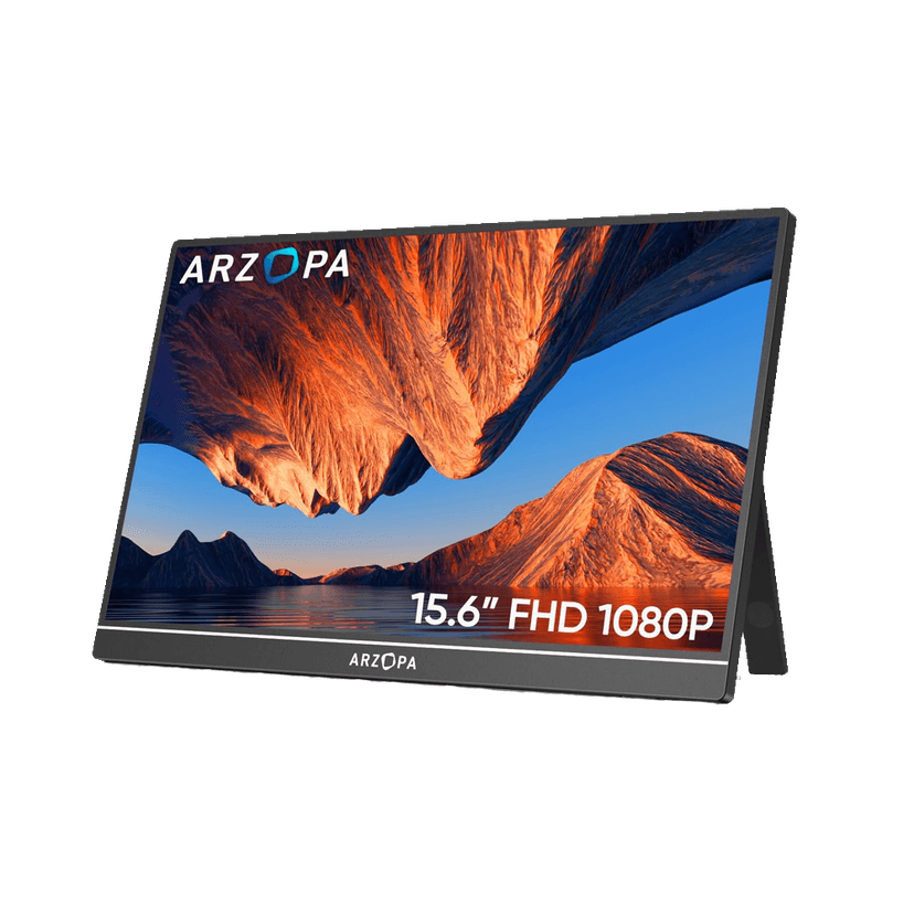 Arzopa A1T 15.6″ Touch Portable Monitor | FHD 1080p USB-C & HDMI External Touchscreen Display