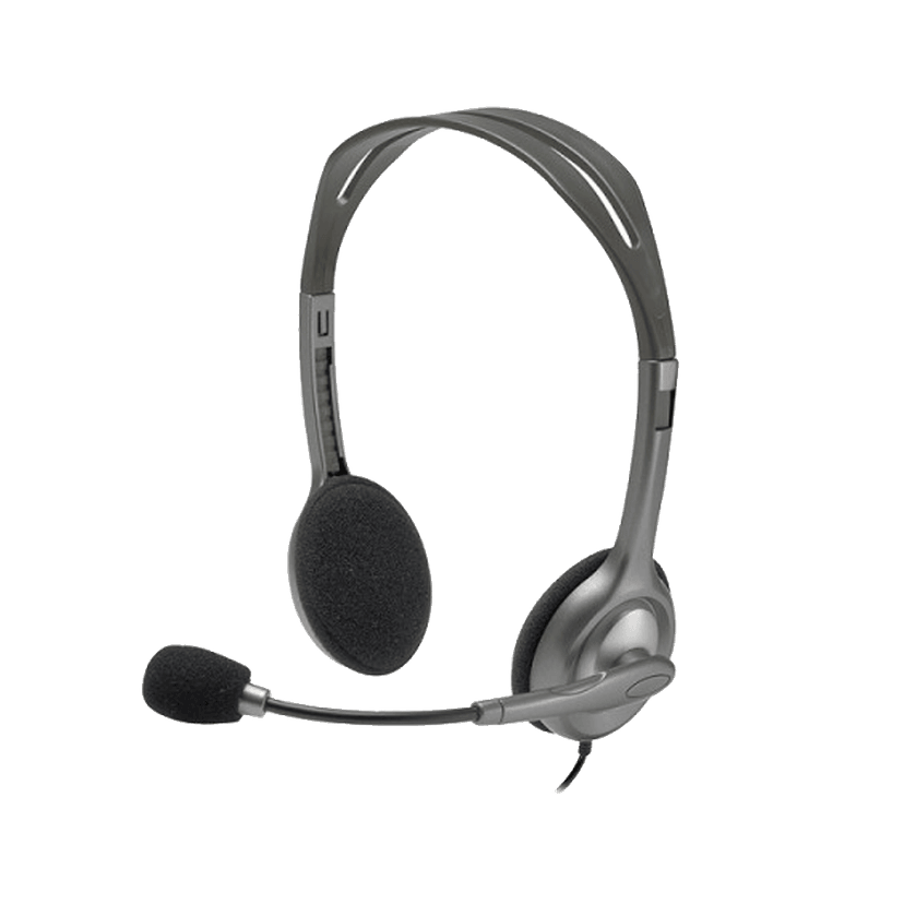 Logitech H110 STEREO Headset (Two Port) – Dual 3.5mm Stereo Headphones with Mic
