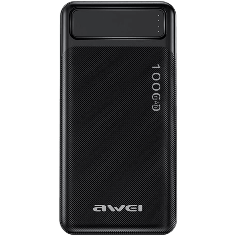 Awei P5K 10000mAh Fast Charge Power Bank | Compact & Reliable Portable Charger