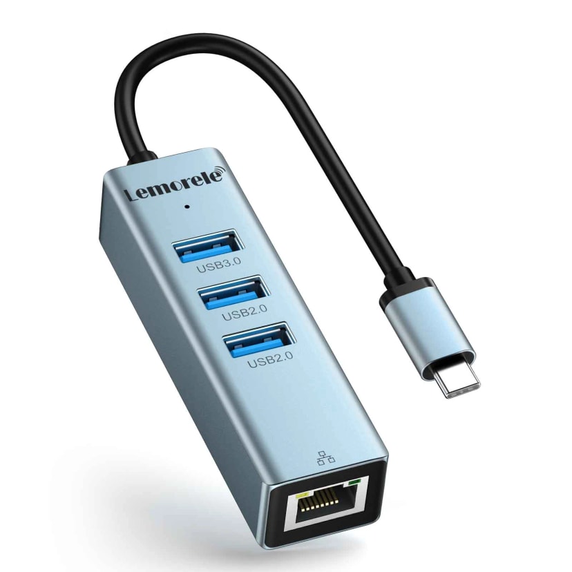 LEMORELE 4 IN 1 USB C HUB MULTIFORT ADAPTER ( MODEL : TC43L )